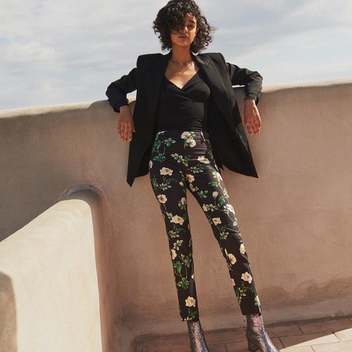 Pantalón floral de tiro alto de la colección de H&M Resort 2018