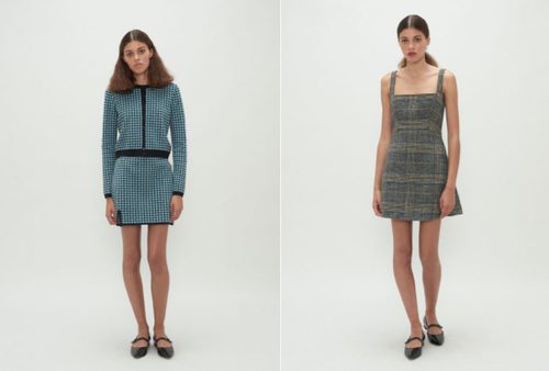 Vestidos de cuadros de la colección Fantastic de Alexa Chung 2018