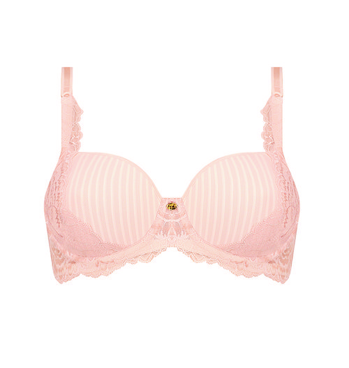 Sujetador Poeny Florale de color rosa maquillaje de la colección especial para novias de Triumph