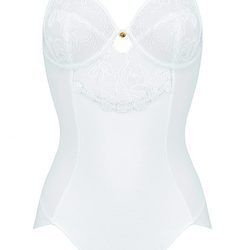 Body Wild Rose Florale de color blanco de la colección especial para novias de Triumph