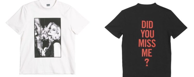 Camisetas de la colección de Guess Jeans que homenajea a Anna Nicole Smith
