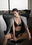 Conjunto lencero en color negro de la colección primavera/verano 2018 de Wolford