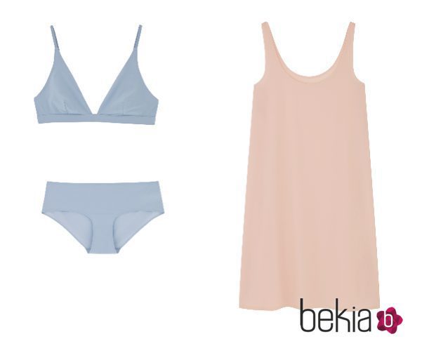 Conjunto de ropa interior y camisón de COS de la temporada primavera/verano 2018