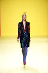Vestido de sastrería de Ágatha Ruíz de la Prada otoño/invierno 2018/2019 en la Madrid Fashion Week