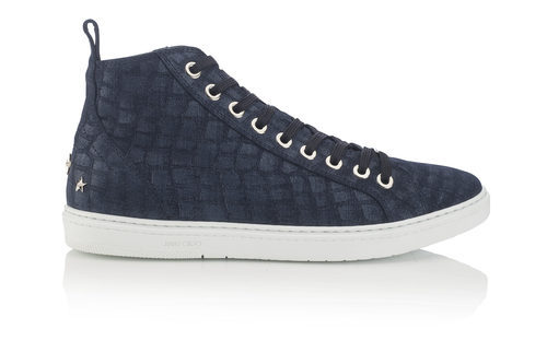 Zapatillas altas COLT azul marinas de la colección otoño/invierno 2017/2018 de hombre de Jimmy Choo