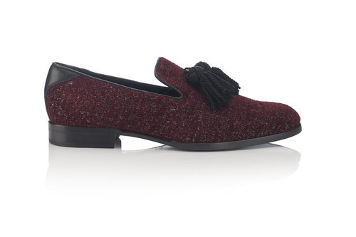 Zapato FOXLEY granate de la colección otoño/invierno 2017/2018 de hombre de Jimmy Choo