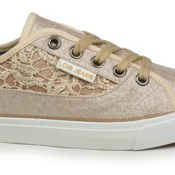 Zapatilla de mujer en color maquillaje de la firma Lois temporada primavera/verano 2018