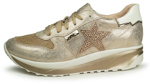 Sneaker de mujer dorado de la firma Lois temporada primavera/verano 2018