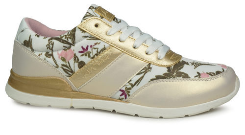 Sneaker en color camel con flores de la firma Lois temporada primavera/verano 2018