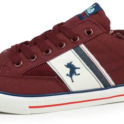 Zapatilla deportiva de hombre en burdeos de la firma Lois temporada primavera/verano 2018