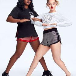 Pantalones cortos con pedrerías de la colección Athleisure primavera/verano 2018 de Swarovski