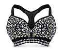 Top deportivo negro con piedras incrustadas de la colección Athleisure primavera/verano 2018 de Swarovski