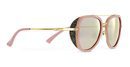 Gafas grandes rosas con brillantes negros de la colección Athleisure primavera/verano 2018 de Swarovski