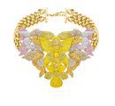 Gargantilla dorada Light Orchid con detalle floral de cristales de la colección Swarovski primavera/verano 2018