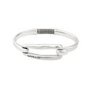 Pulsera plateada con cierre de hebilla de la colección UNOde50 para San Valentín Genderless