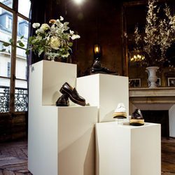Selección de zapatos de cuero y rafia de Clergerie hombre para la temporada FW18