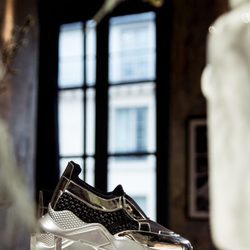 Zapatillas deportivas plateadas y negras de Clergerie hombre para la temporada FW18