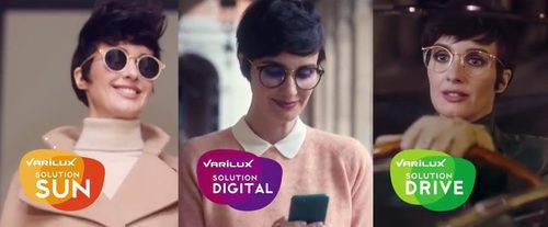 Paz Vega en el spot de Varilux con la imagen de Paz Vega 2018
