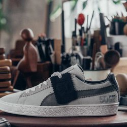 Zapatilla Puma  gris con la colaboración de Michael Lau  2018