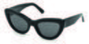 Modelo de gafas de sol en color negro de la firma Balenciaga de la nueva colección Primavera/Verano 2018