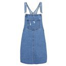 Vestido vaquero con un bolsillo en la parte superior de la Nueva colección de Pull and Bear Primavera/Verano 2018