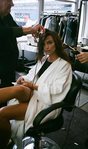 Emily Ratajkowski en el backstage para la nueva campaña de DL 1961-2018
