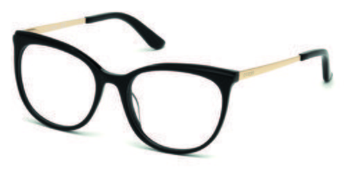 Gafas en forma de ojo de gato negras de la colección de Guess SS18