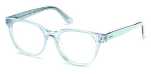 Gafas cuadradas transparentes de la colección de Guess SS18