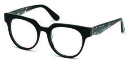 Gafas semi cuadradas con estampados florales de la colección de Guess SS18