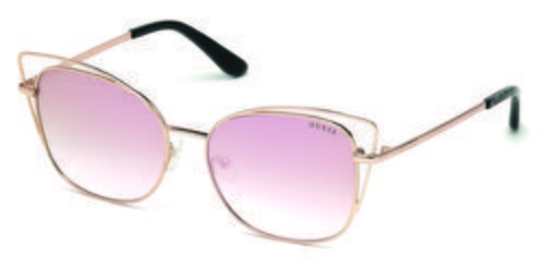Gafas de sol con forma de pantos rosas de la colección de Guess SS18