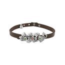 Chocker de cuero con hojas de Unode50 de la colección 'Jungle' para esta primavera/verano 2018