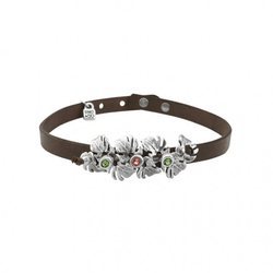Chocker de cuero con hojas de Unode50 de la colección 'Jungle' para esta primavera/verano 2018