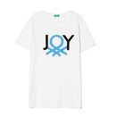 Camiseta blanca con mensaje de United Colors Of Benetton de la colección para primavera/verano 2018