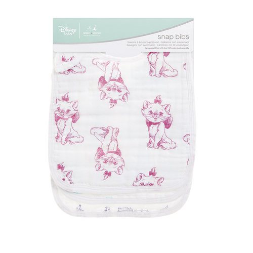 Pack de tres baberos de Disney de la película de Los Aristogatos de la firma Aden+Anais 2018