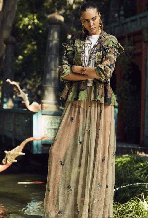Conjunto militar de la maca Replay de la Nueva Colección Primavera/Verano 2018