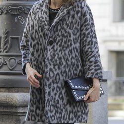 La reina Letizia con su abrigo 