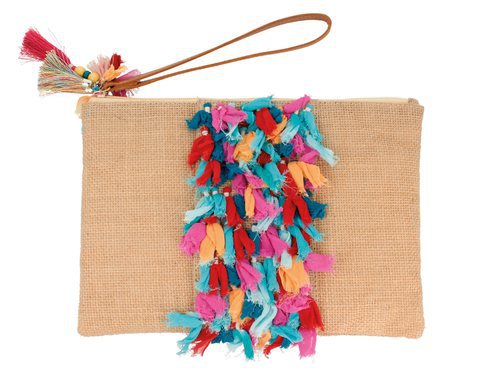 Bolso de mano beige de Gioseppo de la colección primavera/verano 2018