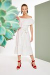 Vestido palabra de honor de la colección primavera/verano 2018 de Trucco