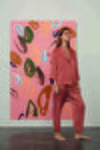 Pijama de dos piezas de tonalidad teja de la colección de Oysho Sleepwear primavera/verano 2018