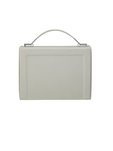 Bolso cuadrado de asa corta en color gris perla de la Nueva Colección de Cos 2018