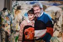 María Escoté con Lorenzo Caprile en la presentación de la marca Frescoté