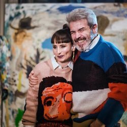 María Escoté con Lorenzo Caprile en la presentación de la marca Frescoté