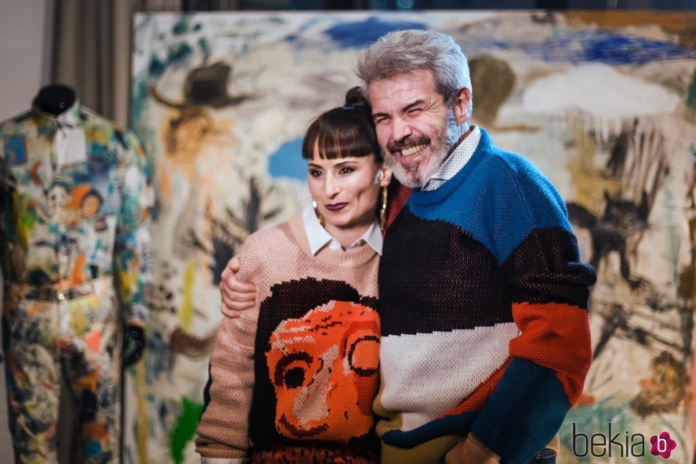 María Escoté con Lorenzo Caprile en la presentación de la marca Frescoté