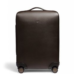 Maleta marrón de la Nueva Colección Cápsula Maserati de Ermenegildo Zegna 2018