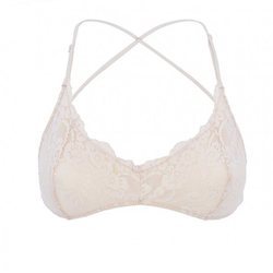 Bralette multitiras rosa palo de encaje de la la colección de Black Limba primavera/verano 2018