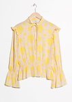 Blusa beige con estampado amarillo e la Nueva Colección Primavera/Verano 2018 de & Other Stories