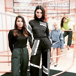 Kendal Jenner con Daniëlle Cathari en la presentación de la Nueva Colección Cápsula de Adidas 2018
