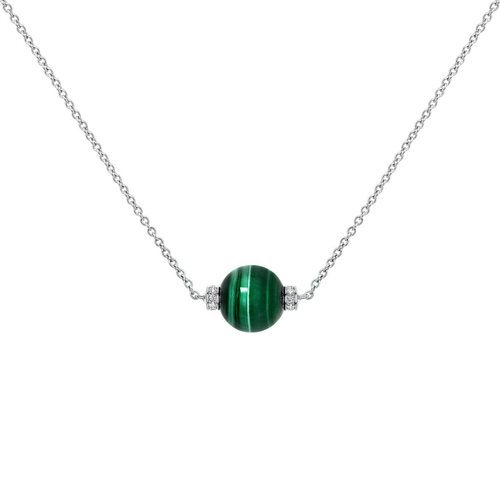Choker malaquita de plata de la Nueva Colección Primavera/Verano 2018 de Aristocrazy