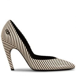 Tacón estampado en rayas de la Nueva Colección Primavera/Verano 2018 de Roger Vivier