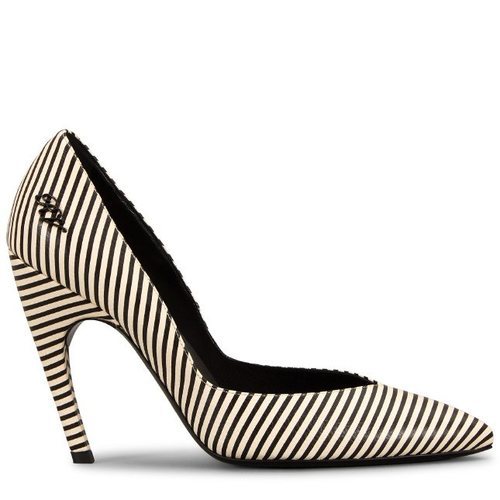 Tacón estampado en rayas de la Nueva Colección Primavera/Verano 2018 de Roger Vivier
